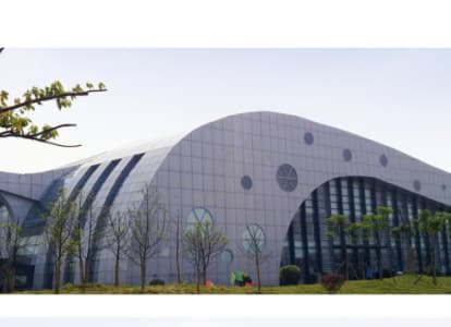 高邮会议中心外景网架工程